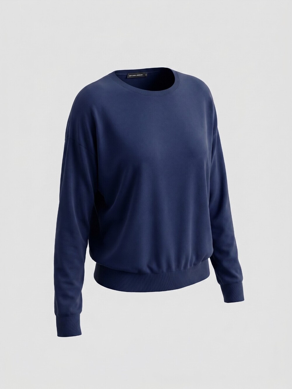 Universal Standard Navy Blue Modal Blend Long Sleeve Sweatshirt Size 2XS (8-10)